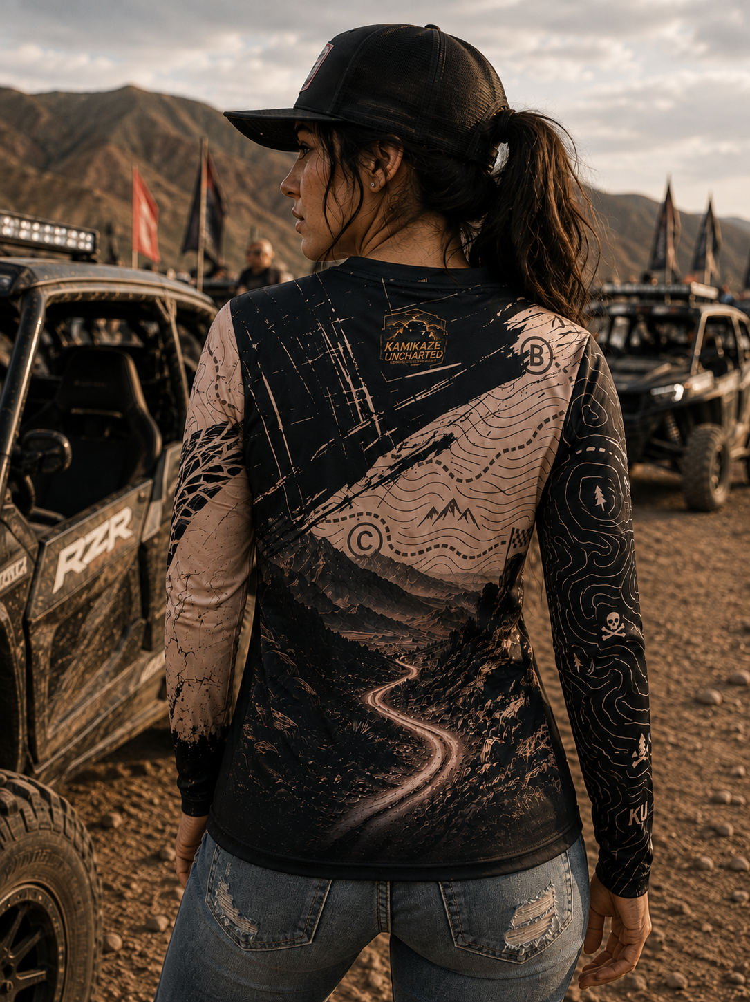 Explore. Conquer. Repeat. Long Sleeve Off-Road Jersey