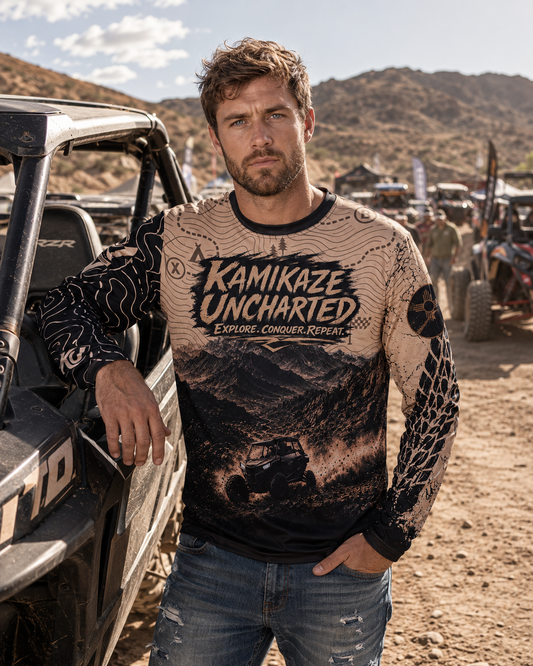 Explore. Conquer. Repeat. Long Sleeve Off-Road Jersey